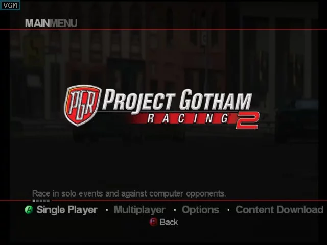Изображение игры: Project Gotham Racing 2