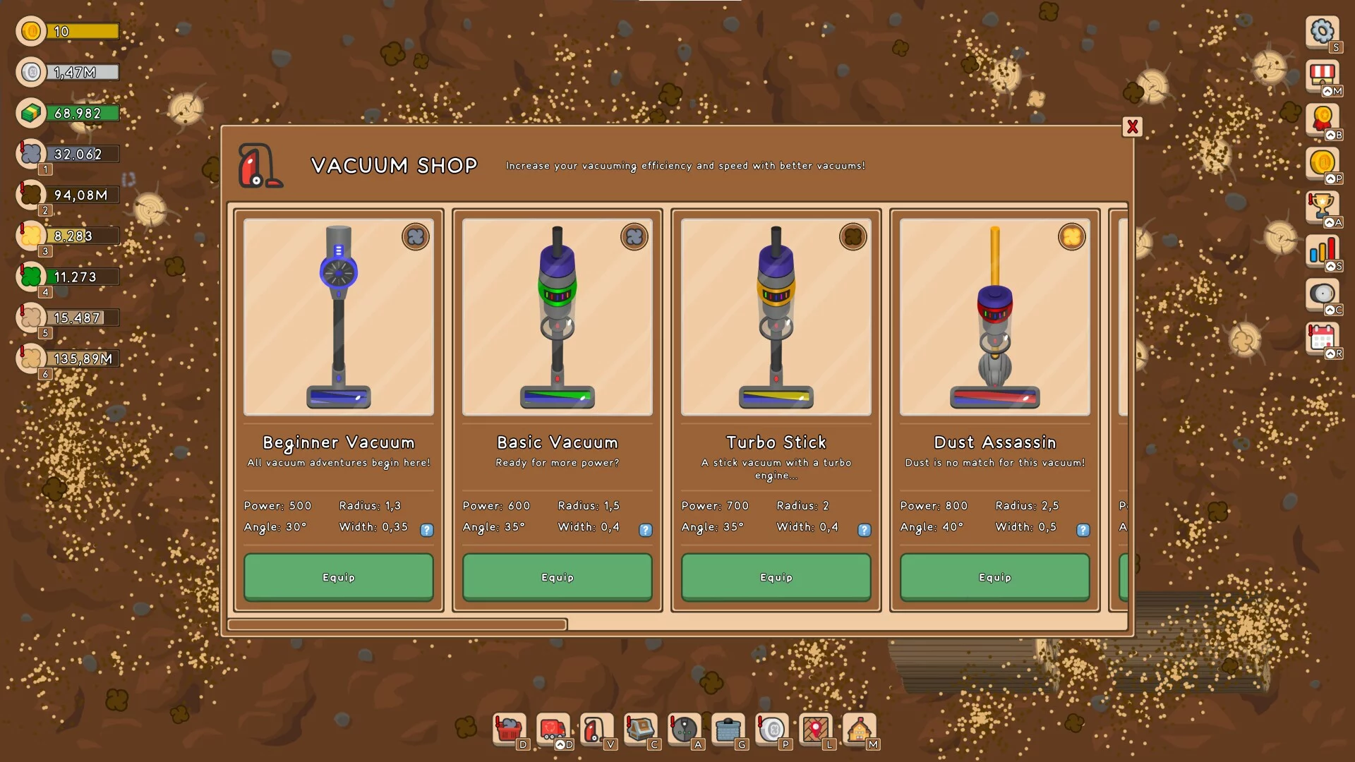 Изображение игры: Vacuum Warrior - Idle Game