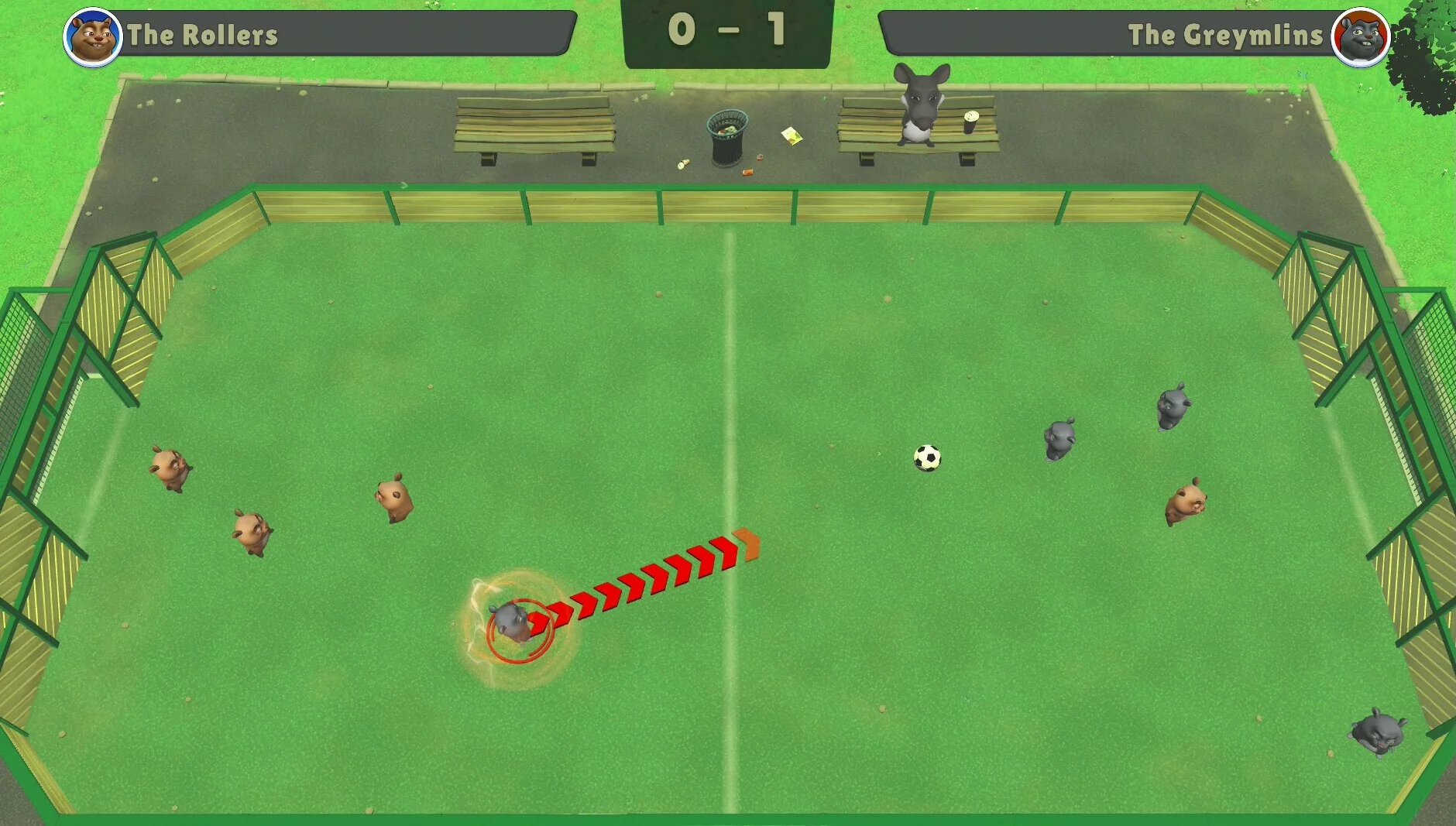 Изображение игры: HamsterBall Soccer