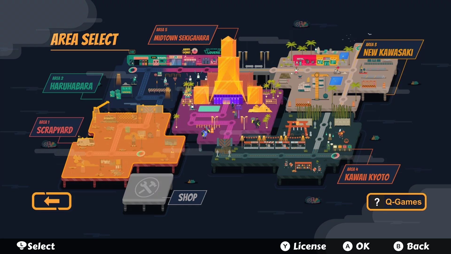 Изображение игры: PixelJunk Scrappers Deluxe