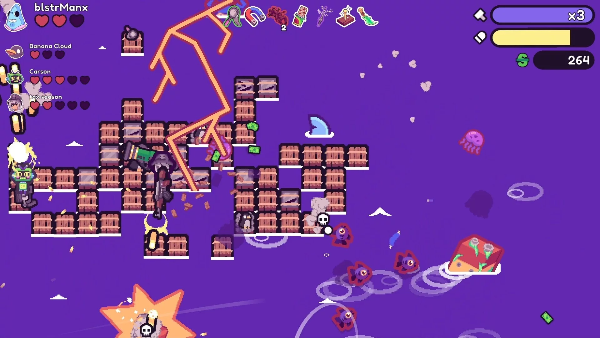 Изображение игры: Super Raft Boat Together
