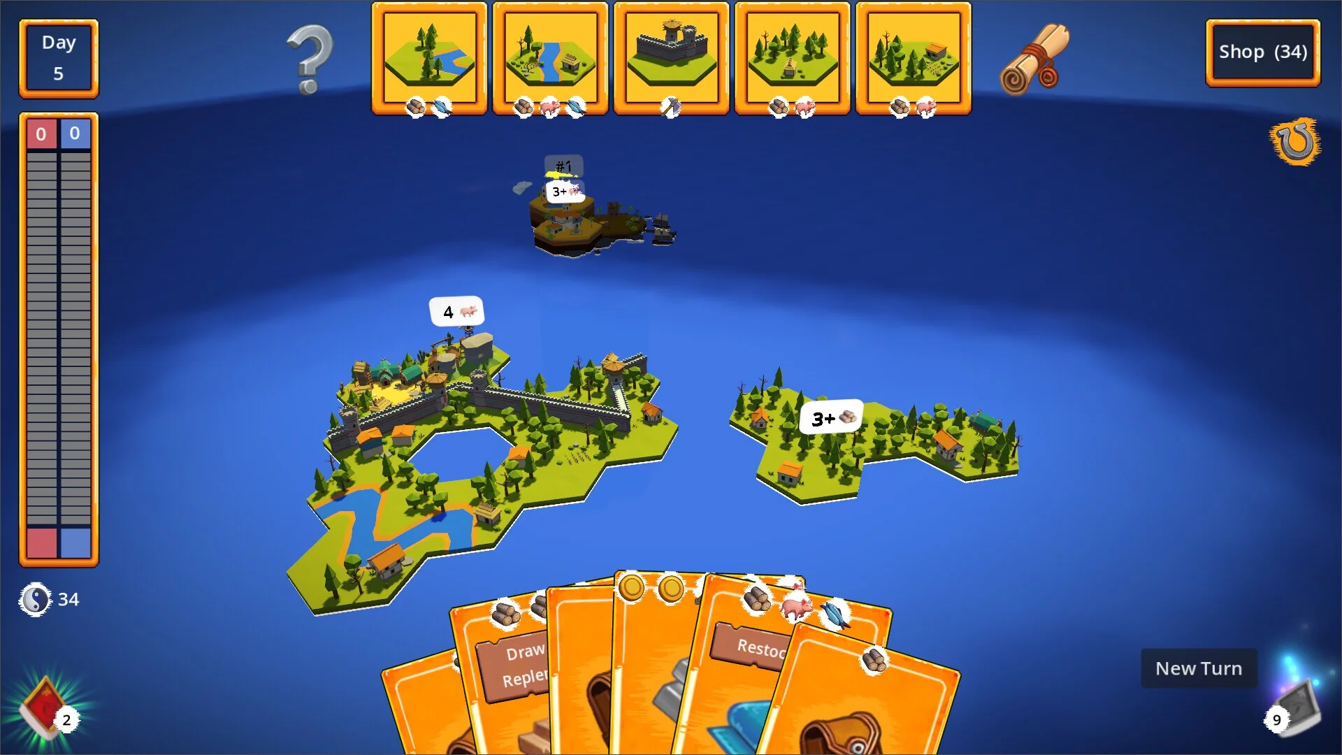 Изображение игры: Kingdom of Cards and Tiles