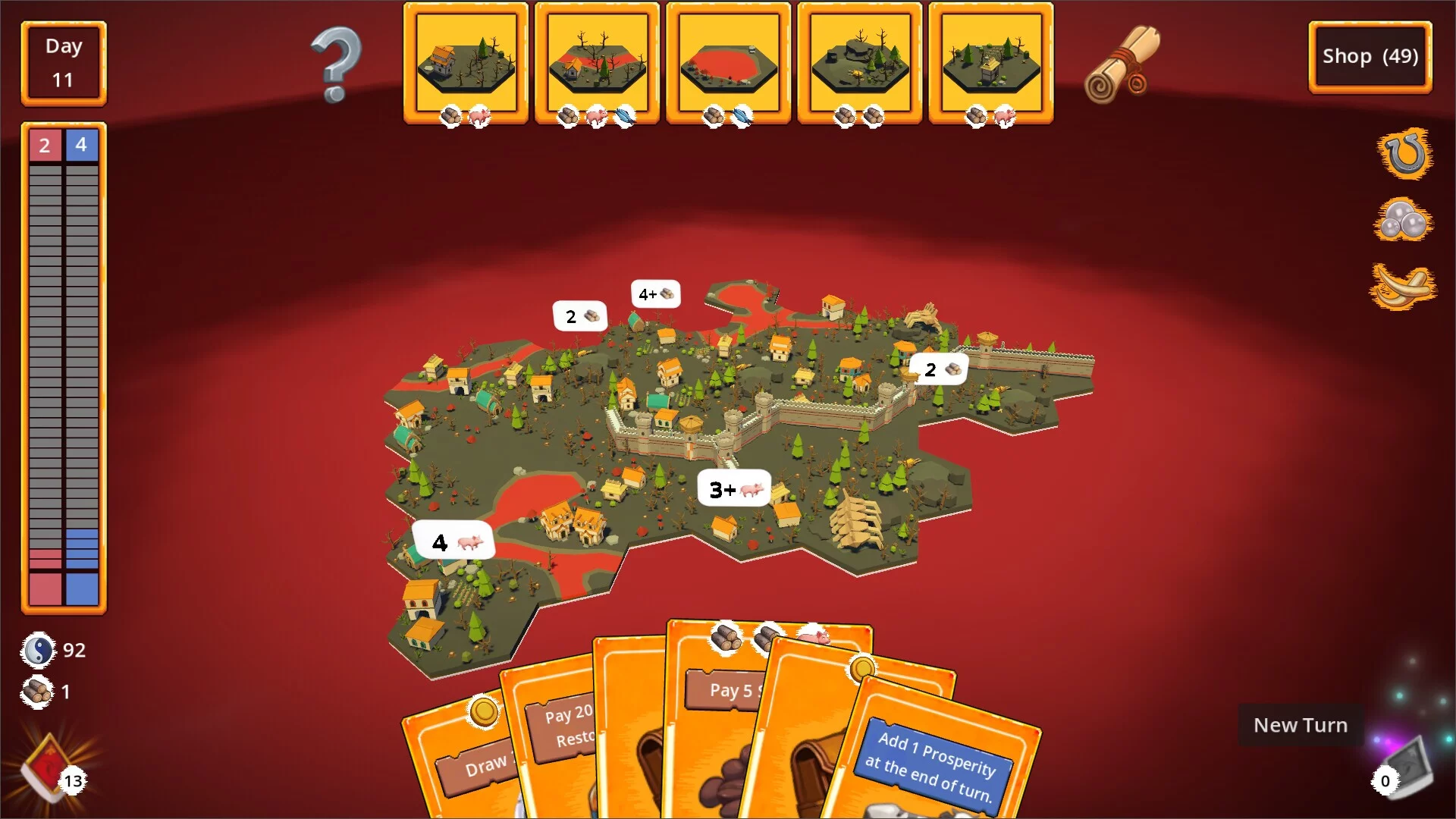 Изображение игры: Kingdom of Cards and Tiles