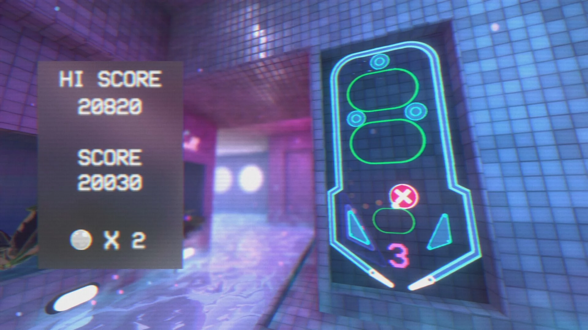 Изображение игры: Vaporwave Pinball