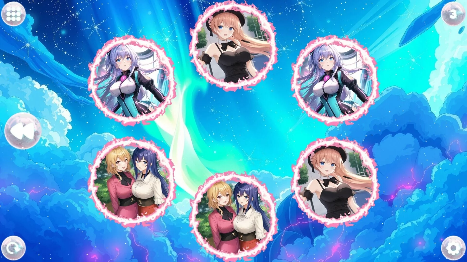Изображение игры: Anime Dream Match: Girls