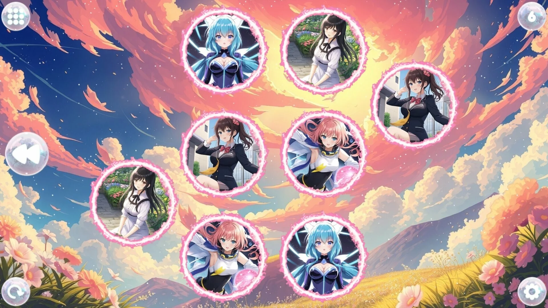 Изображение игры: Anime Dream Match: Girls