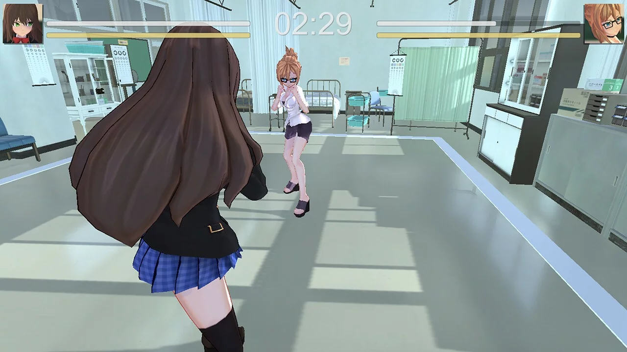 Изображение игры: Beautiful Girl Fight School