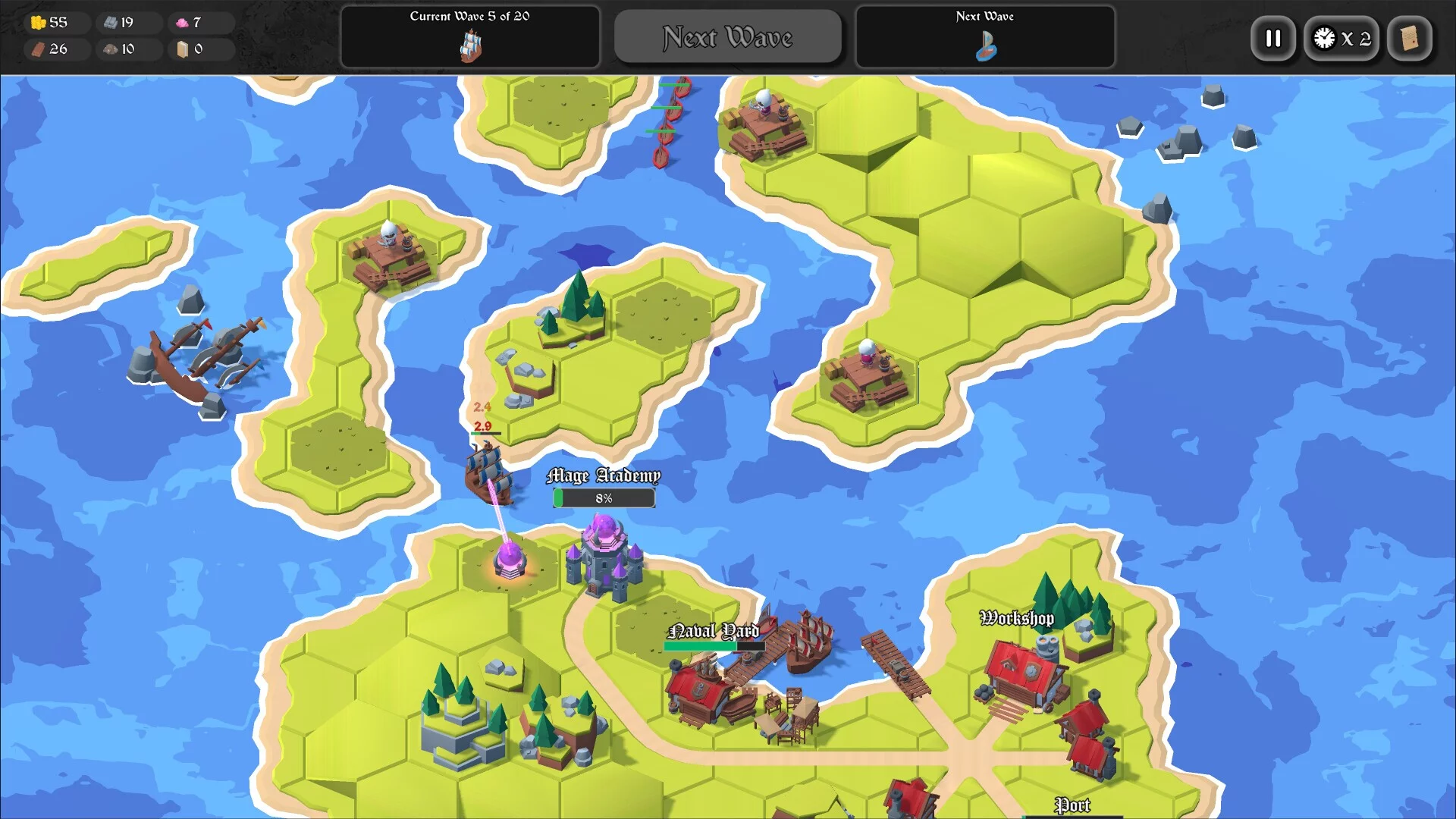 Изображение игры: Fortitude Tower Defense