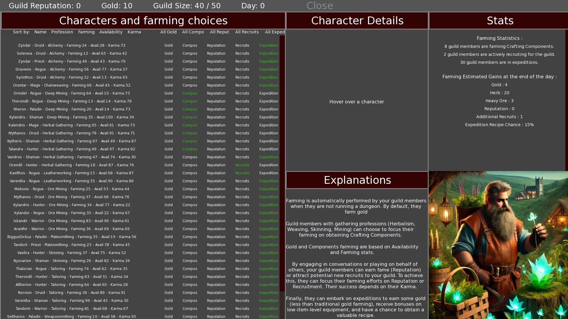 Изображение игры: Heroes' Call - A Casual MMO Guild Sim