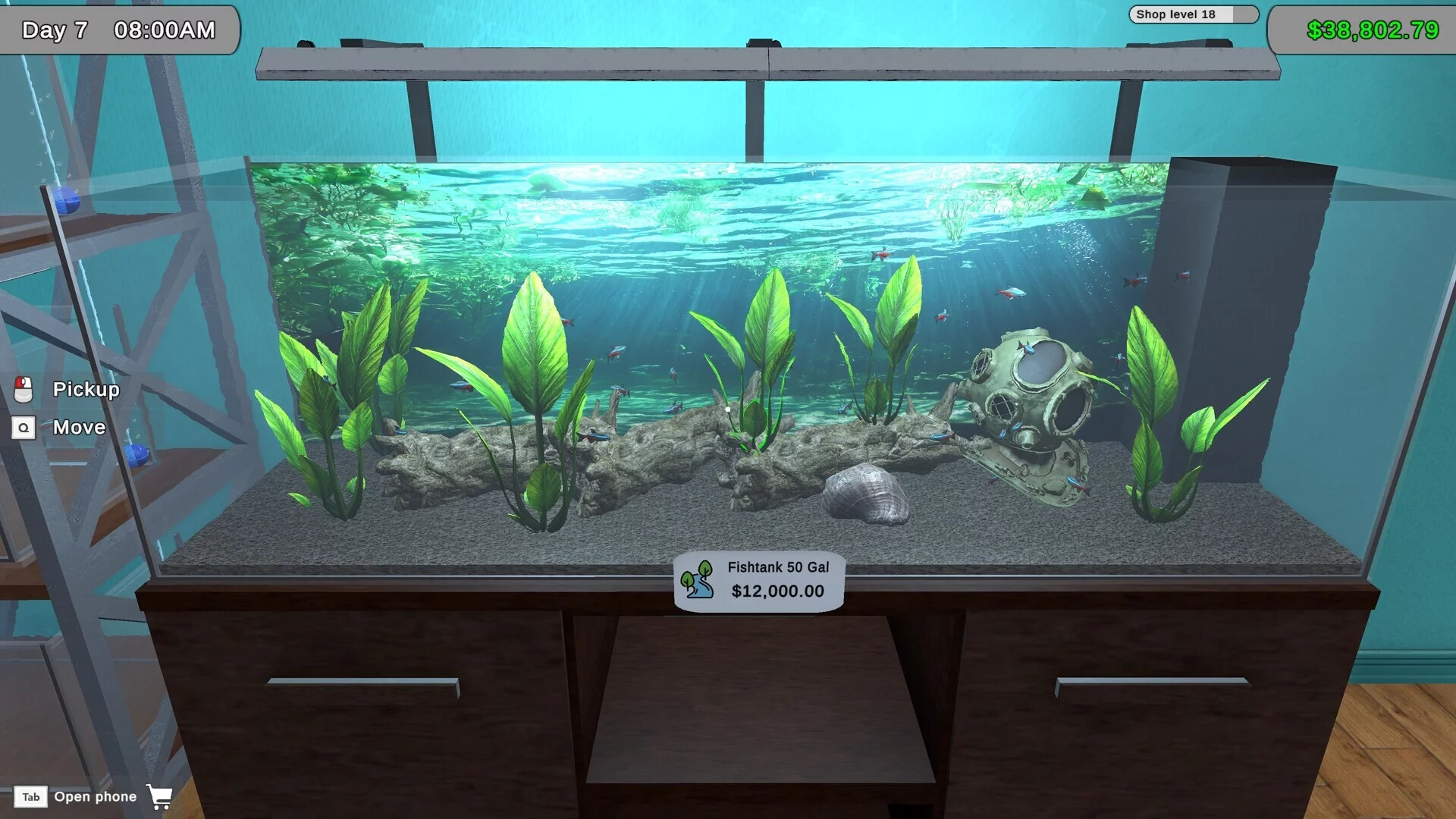 Изображение игры: Fish Shop Simulator
