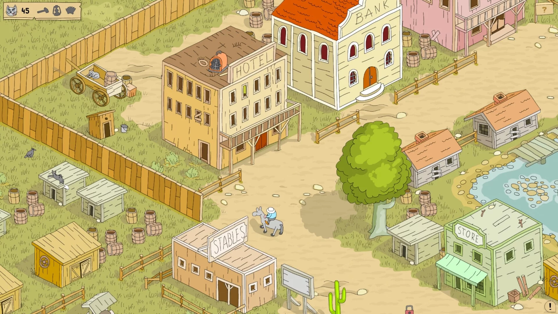 Изображение игры: Hidden Cat Outlaws