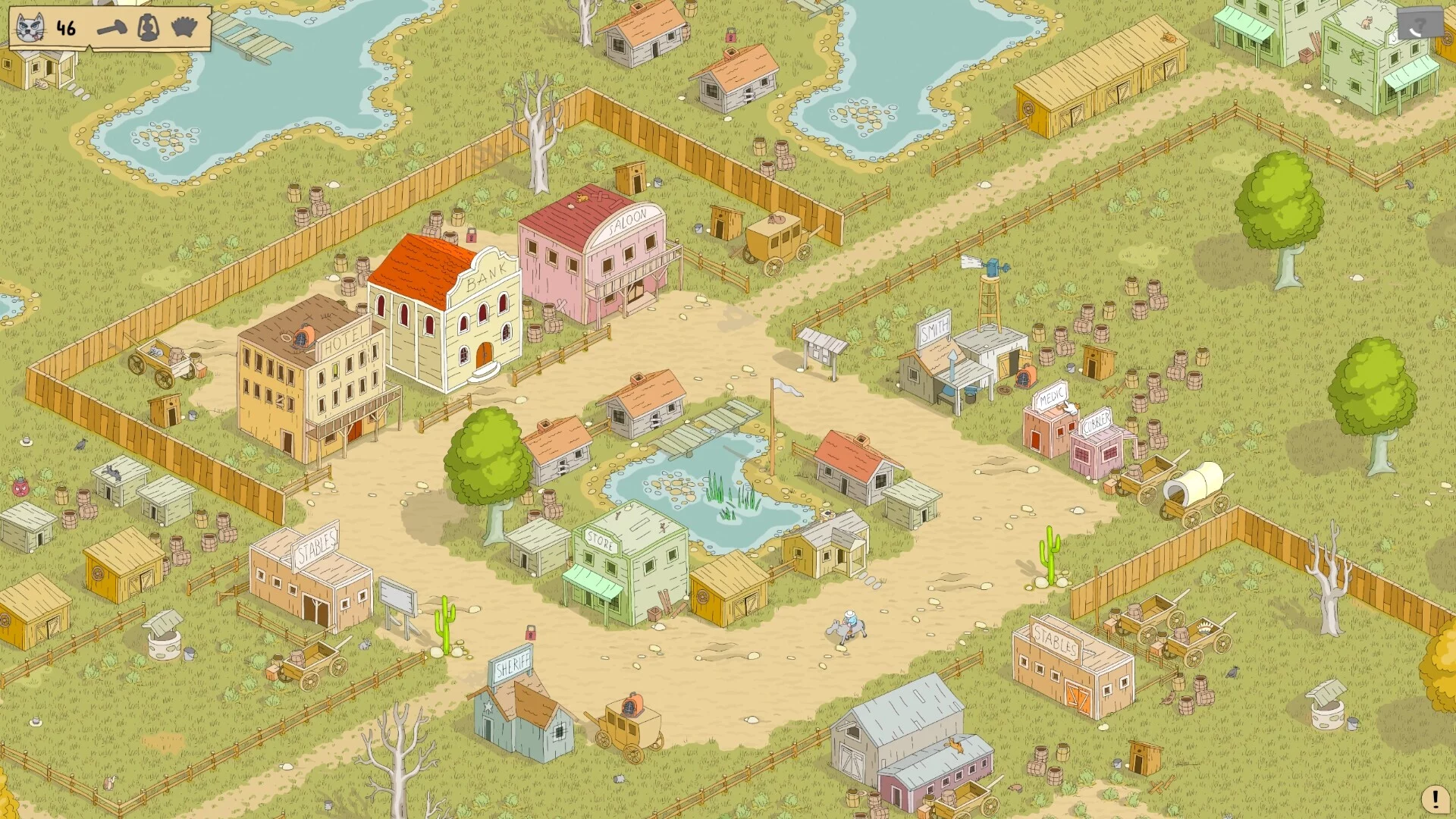Изображение игры: Hidden Cat Outlaws