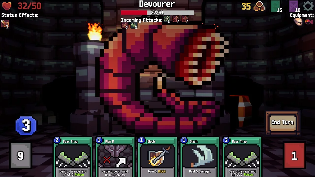 Изображение игры: Prisoners of Ulag'Bol: A Dungeon Crawling Deckbuilder