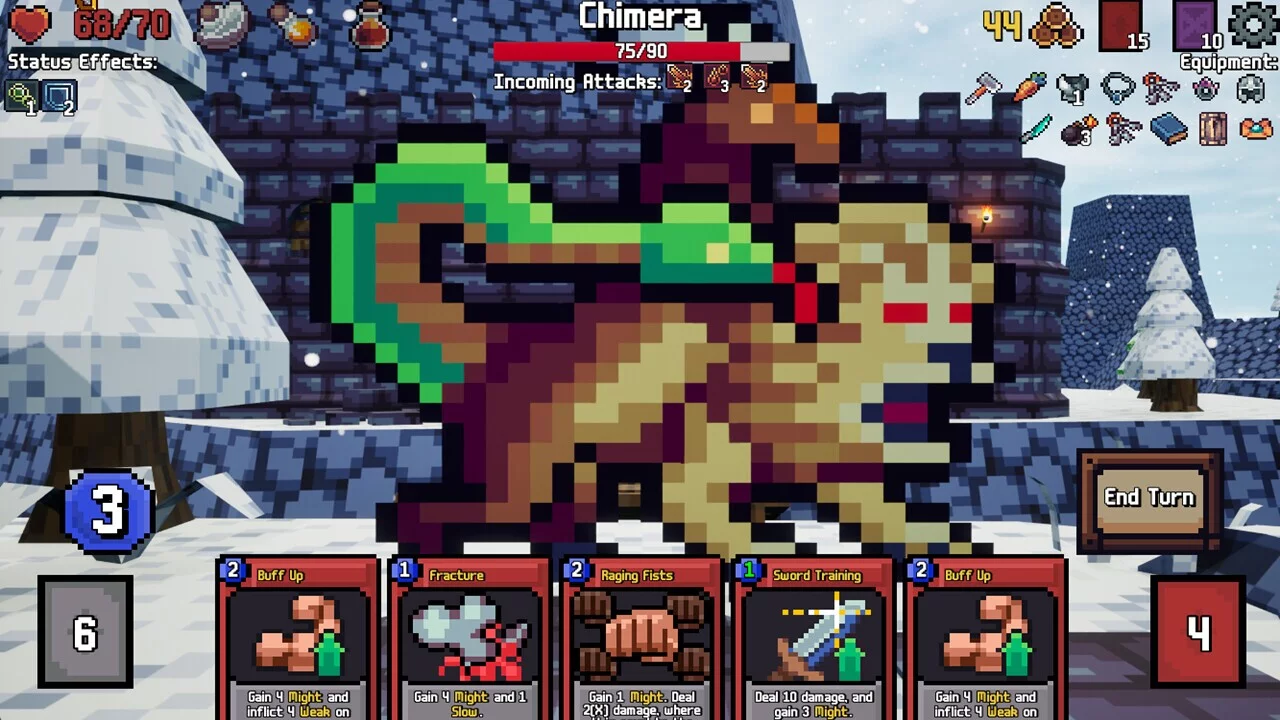 Изображение игры: Prisoners of Ulag'Bol: A Dungeon Crawling Deckbuilder