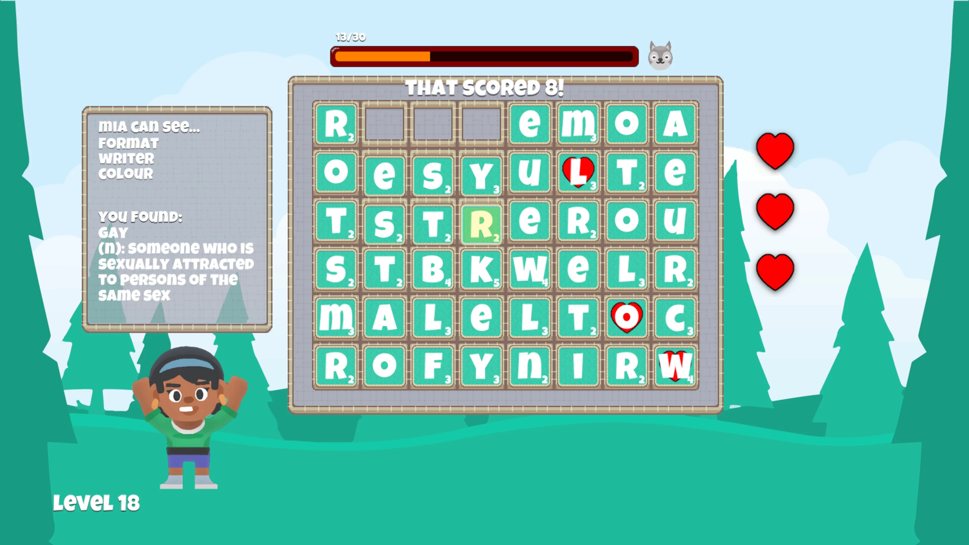Изображение игры: WordHerd