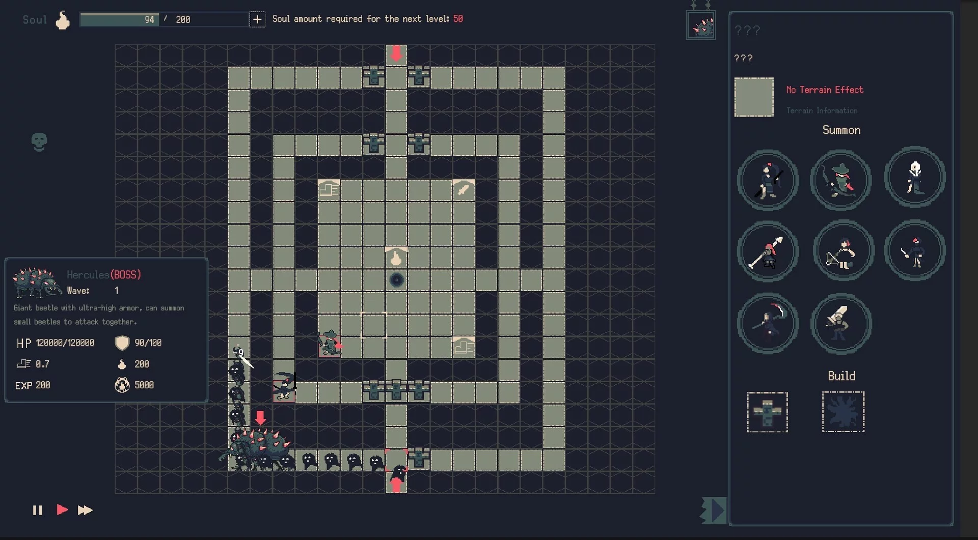 Изображение игры: Dead Soul TowerDefense:Shadow Labyrinth
