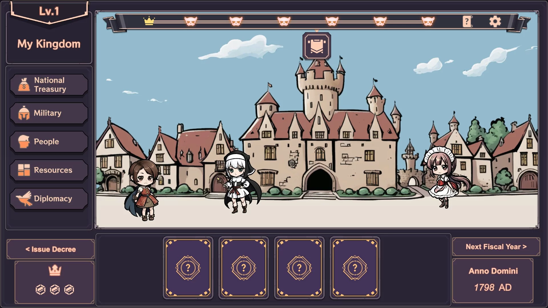 Изображение игры: Dear His Majesty