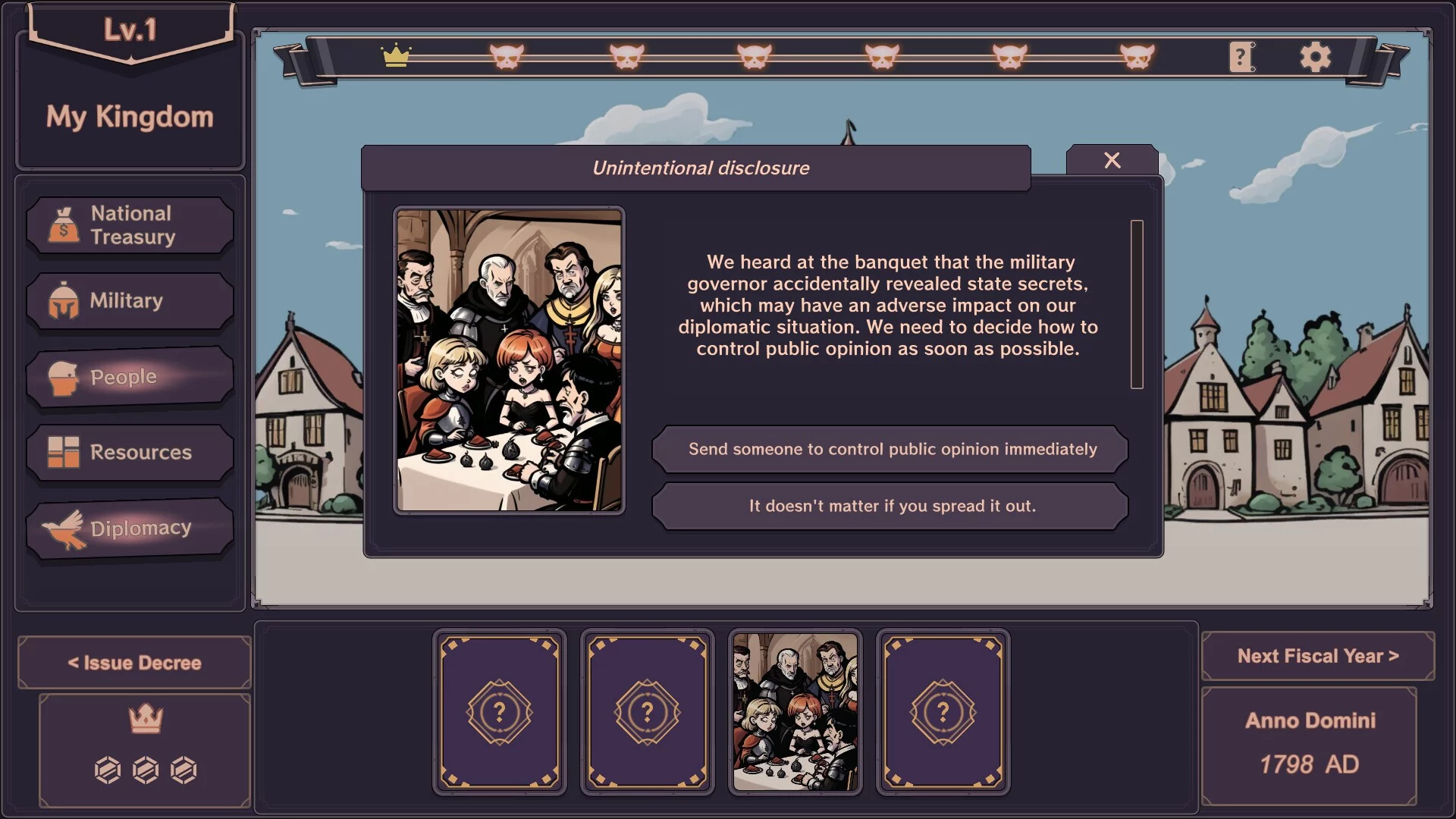 Изображение игры: Dear His Majesty