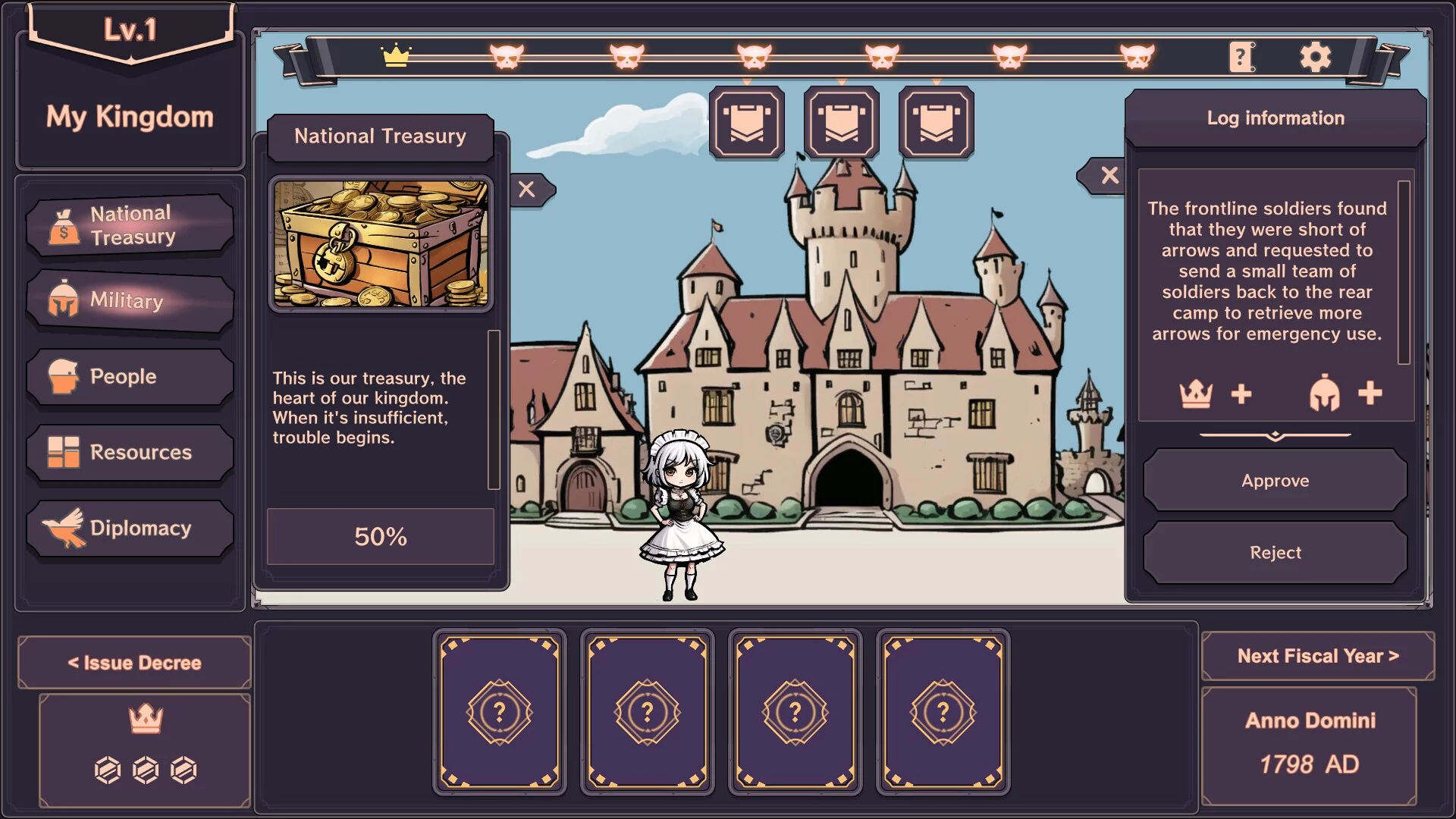 Изображение игры: Dear His Majesty
