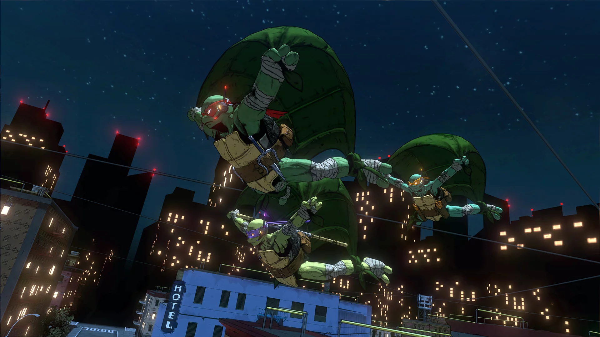 Изображение игры: Teenage Mutant Ninja Turtles: Mutants in Manhattan