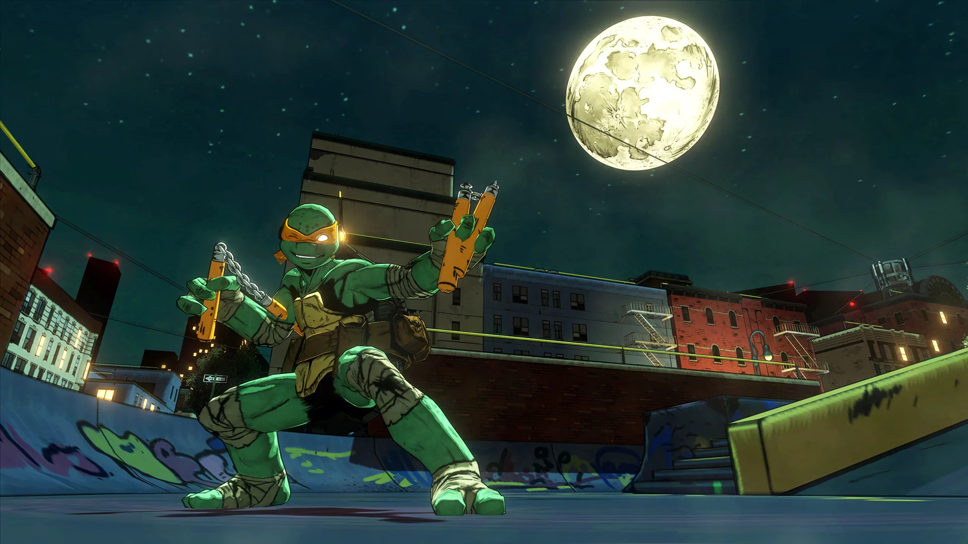 Изображение игры: Teenage Mutant Ninja Turtles: Mutants in Manhattan