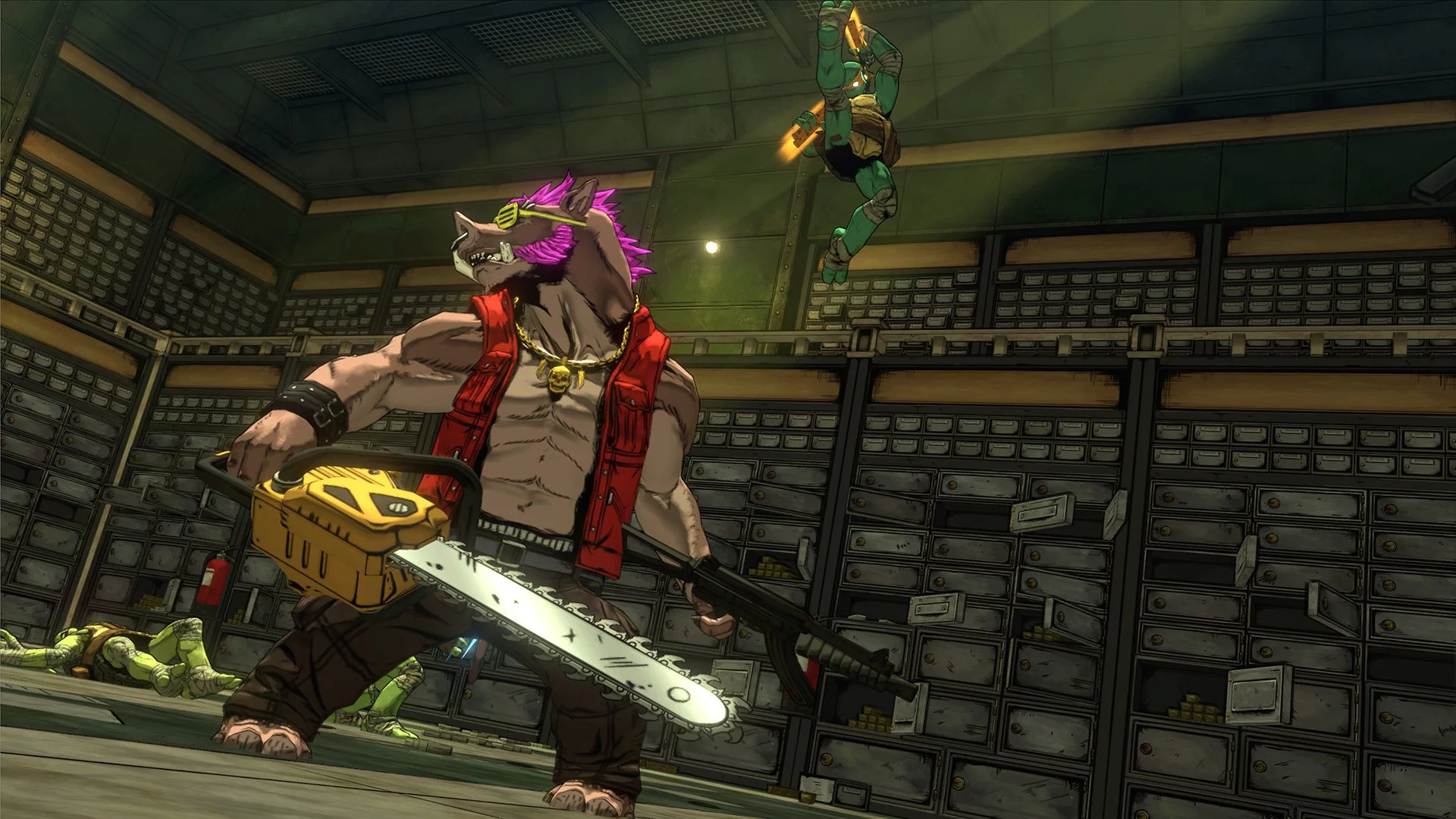 Изображение игры: Teenage Mutant Ninja Turtles: Mutants in Manhattan