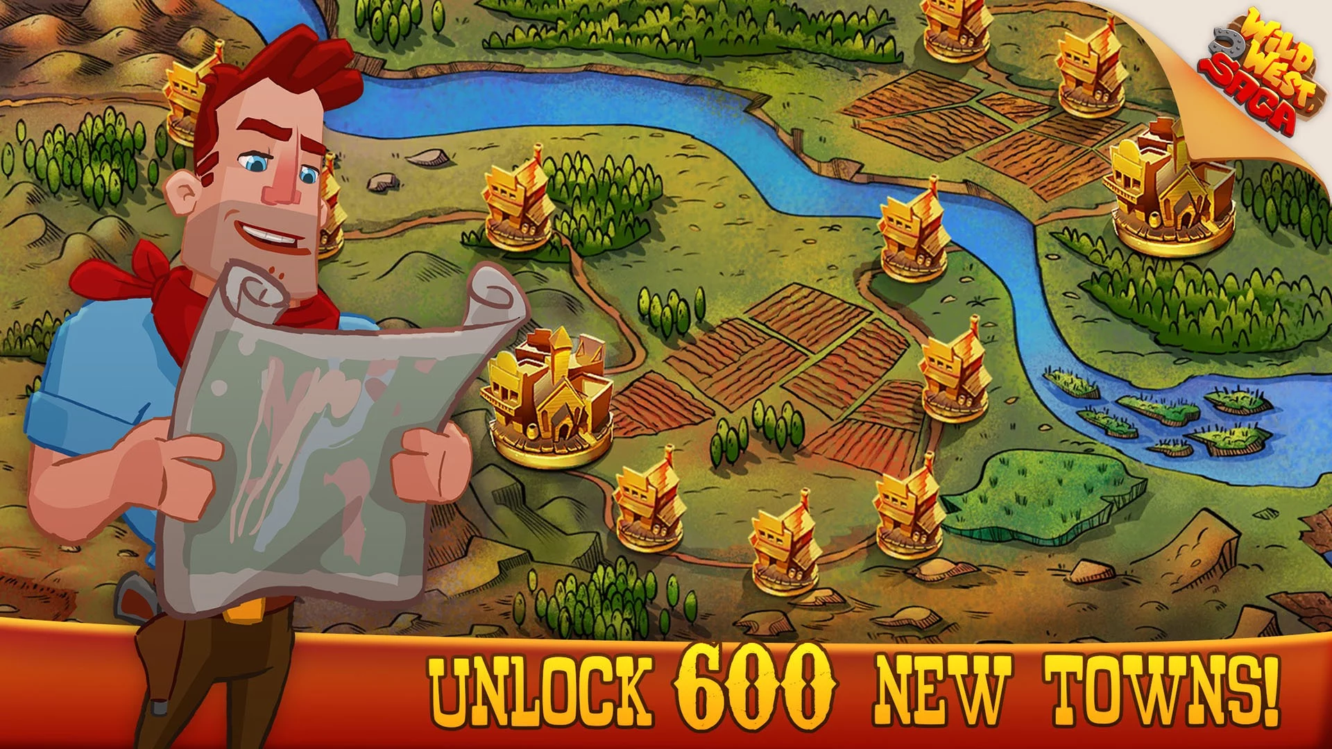 Изображение игры: Wild West Saga: Idle Tycoon