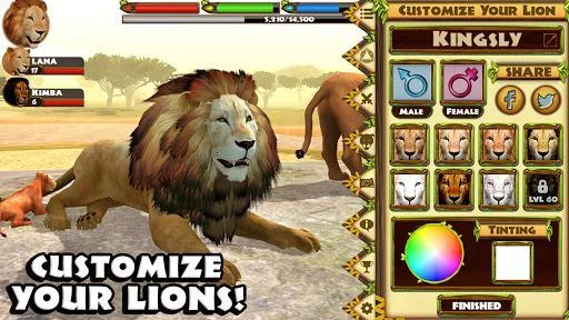 Изображение игры: Ultimate Lion Simulator