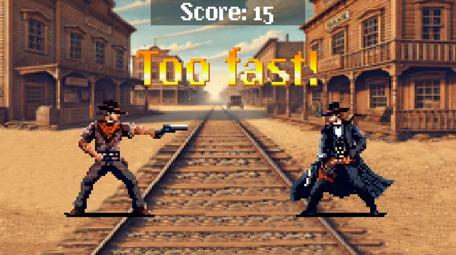 Изображение игры: Don't Shoot First!