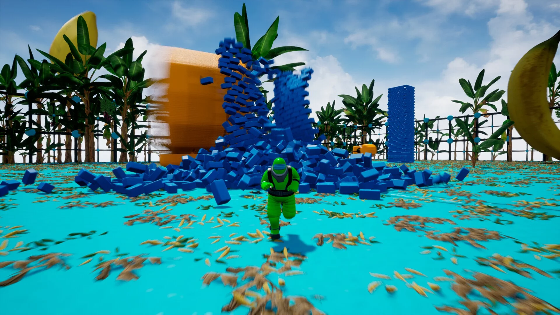 Изображение игры: Banana Ragdoll