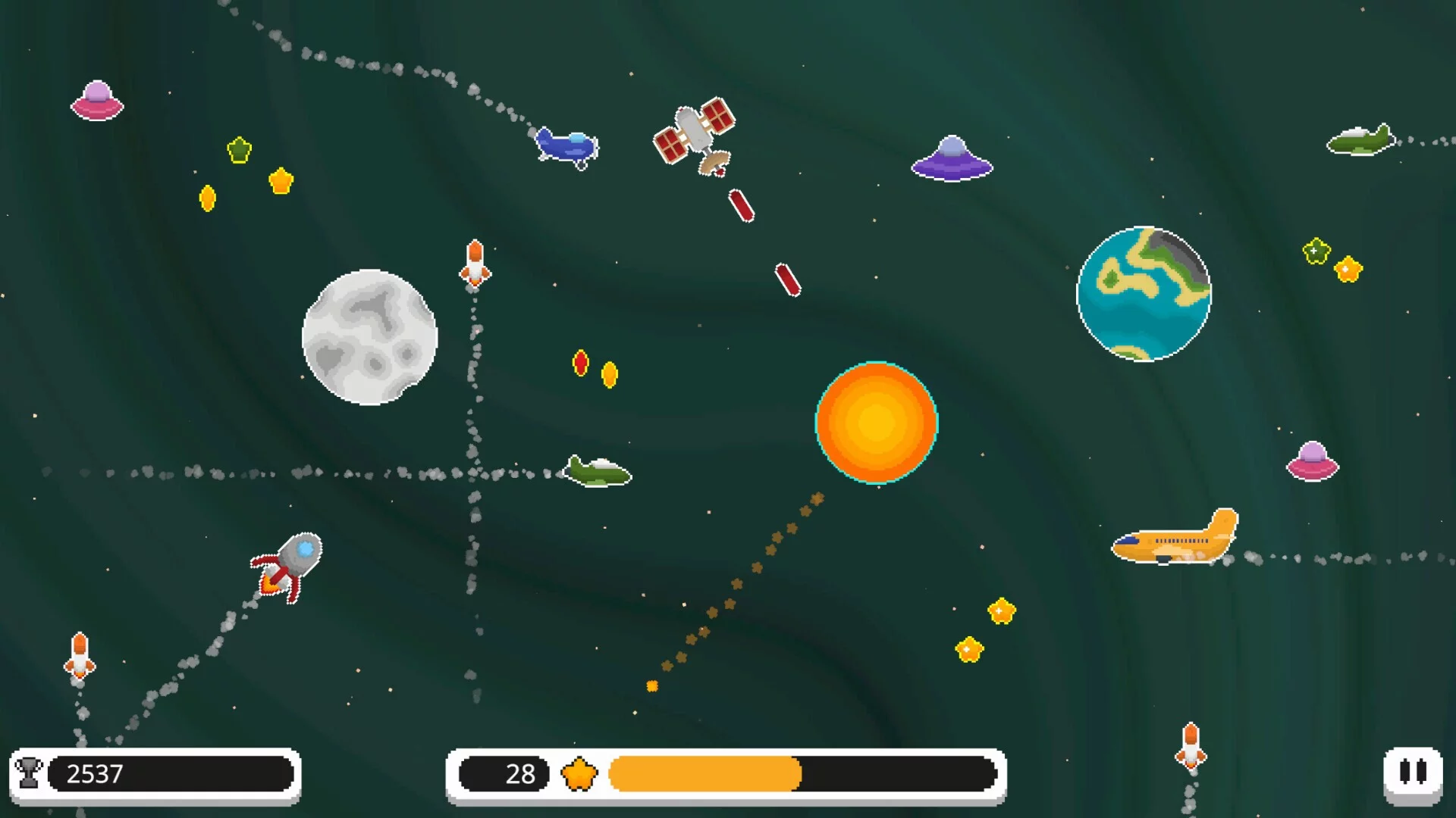 Изображение игры: Solar Collision Control
