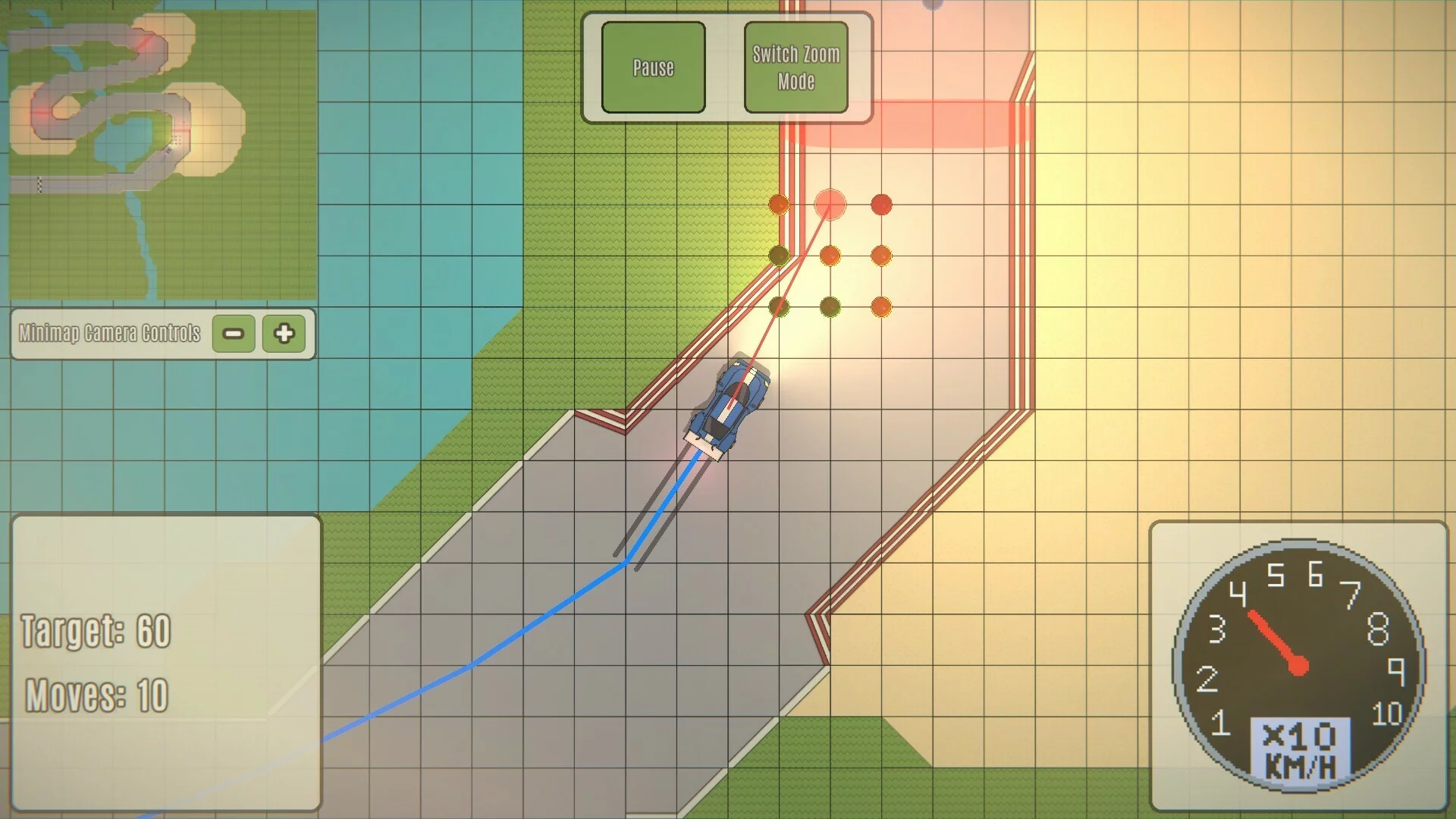Изображение игры: Delta Vector - Turn Based Racing