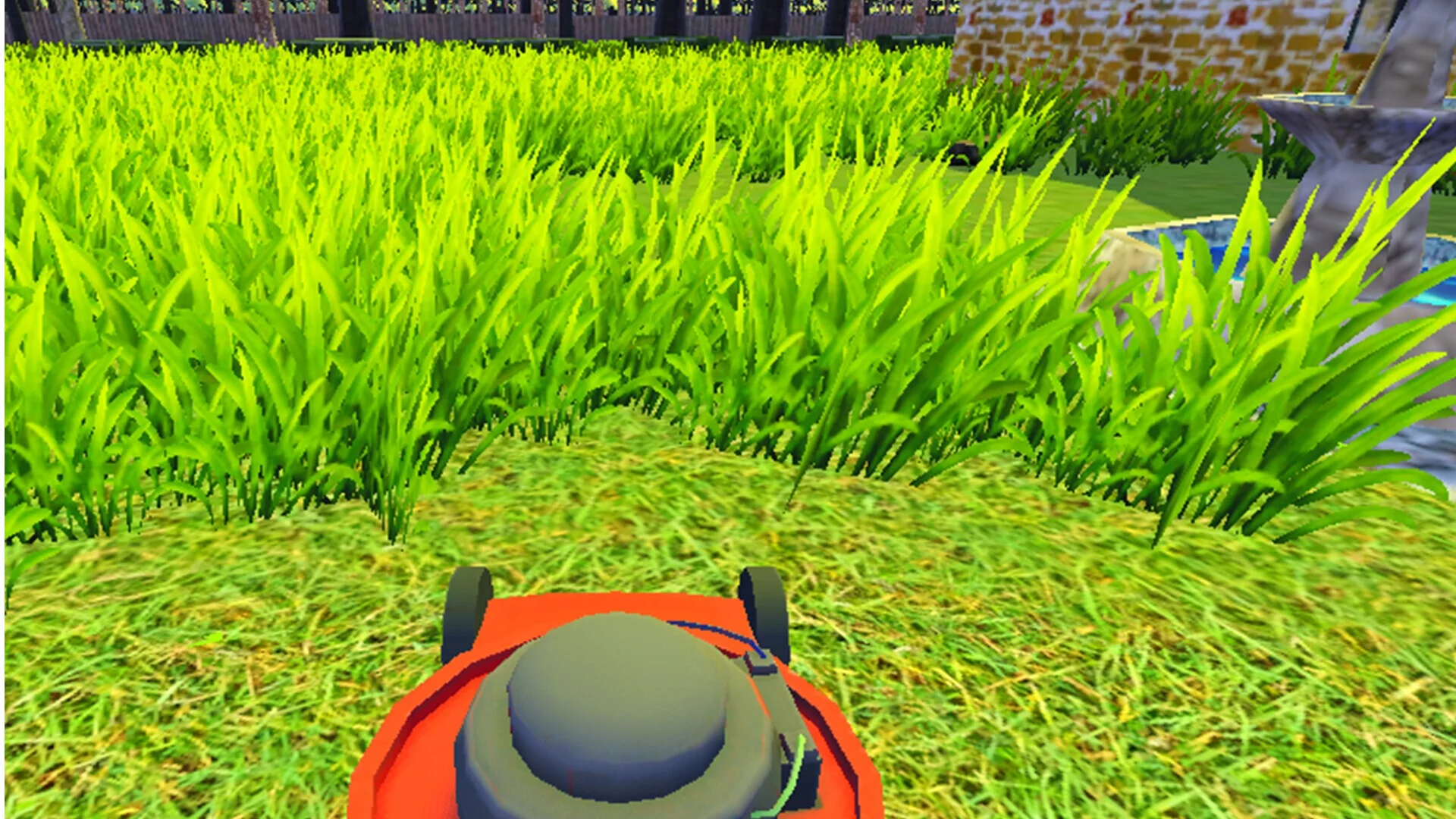 Изображение игры: A Game About Mowing Your Lawn