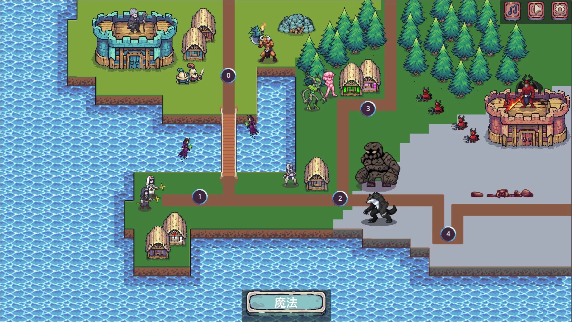 Изображение игры: Castle War