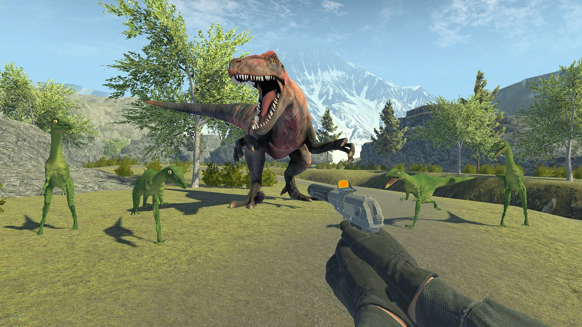 Изображение игры: Pro Dino Hunt VR: Jurassic Hunting World