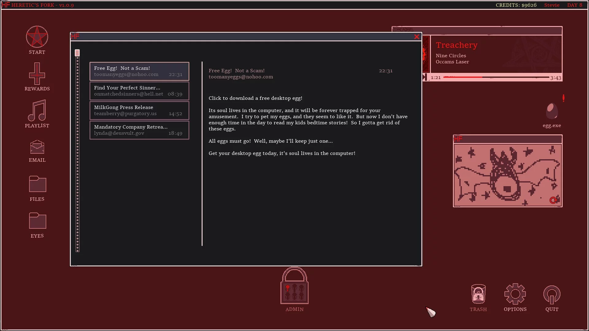 Изображение игры: Heretic's Fork