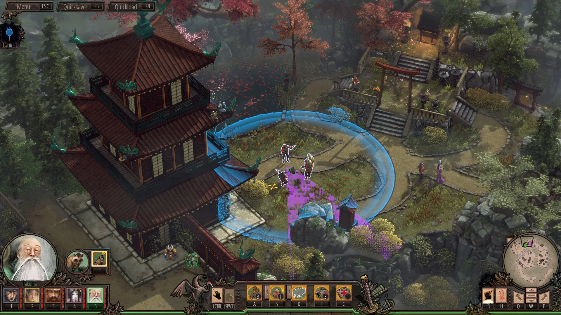 Изображение игры: Shadow Tactics: Aiko's Choice