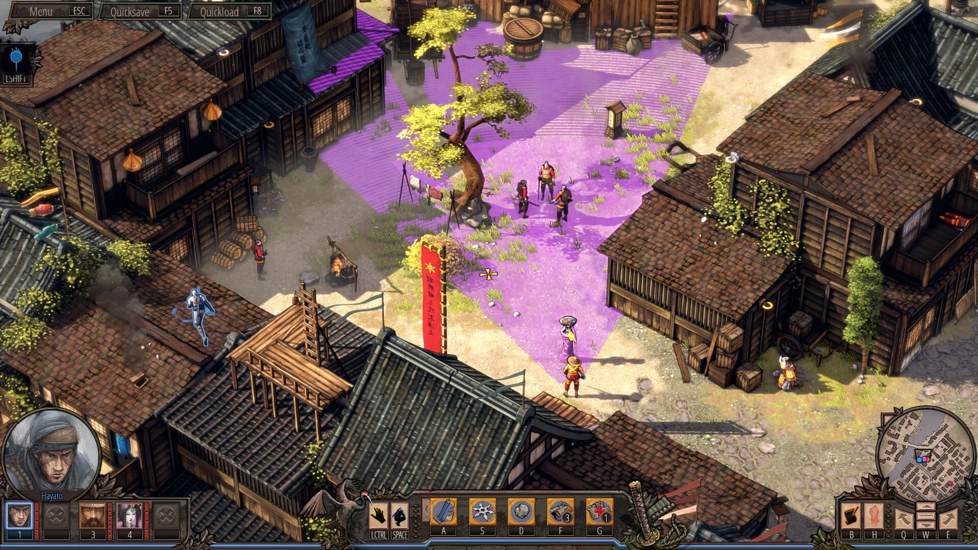 Изображение игры: Shadow Tactics: Aiko's Choice