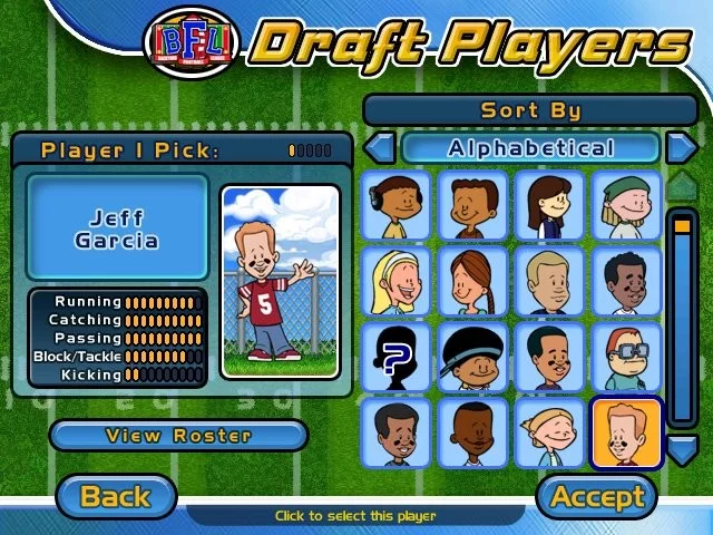 Изображение игры: Backyard Football 2004
