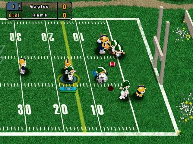 Изображение игры: Backyard Football 2004