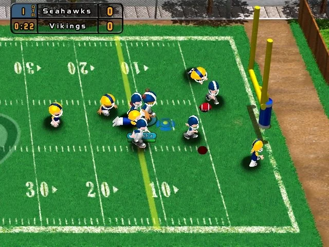 Изображение игры: Backyard Football 2004