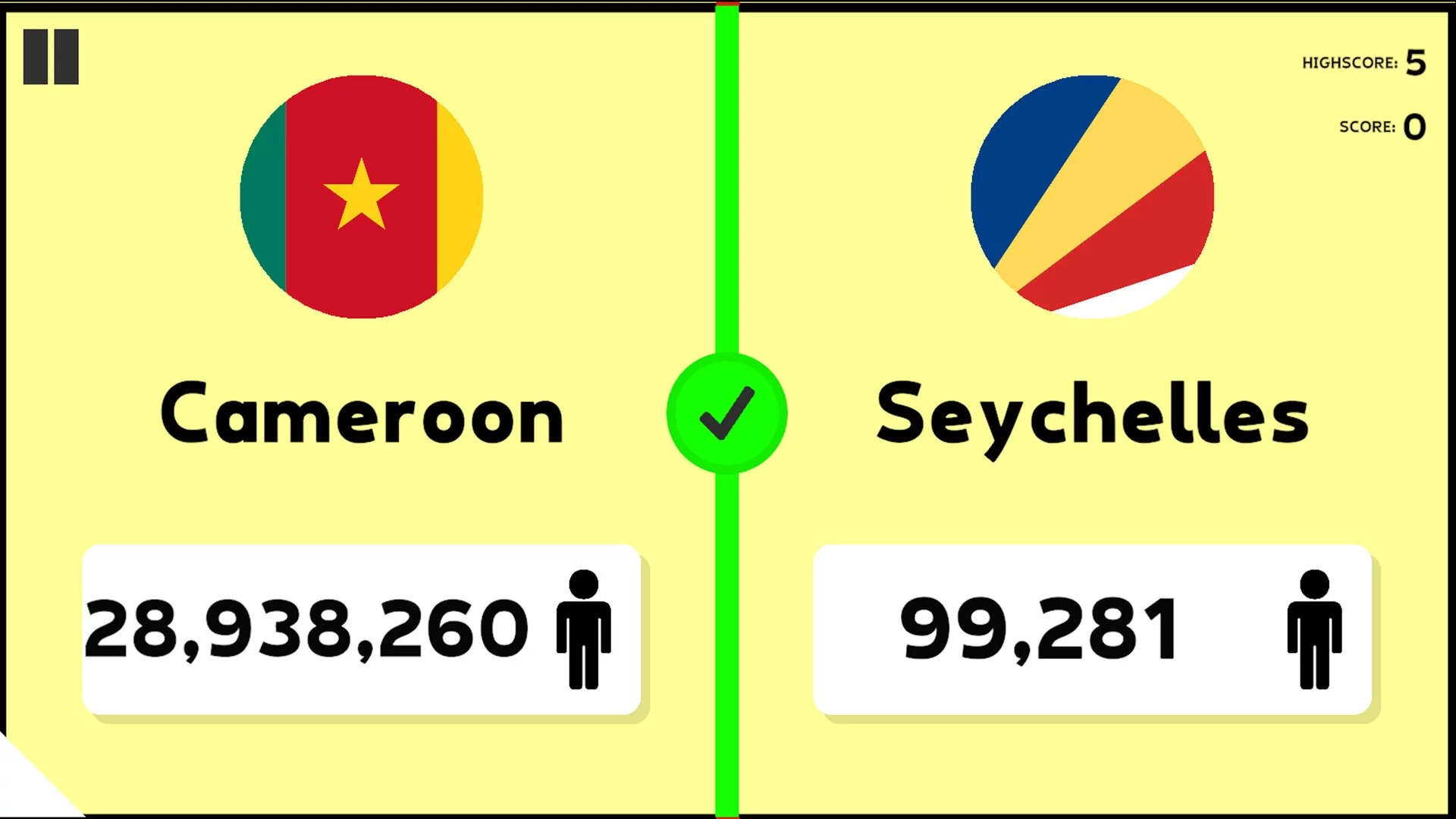 Изображение игры: Population Quiz