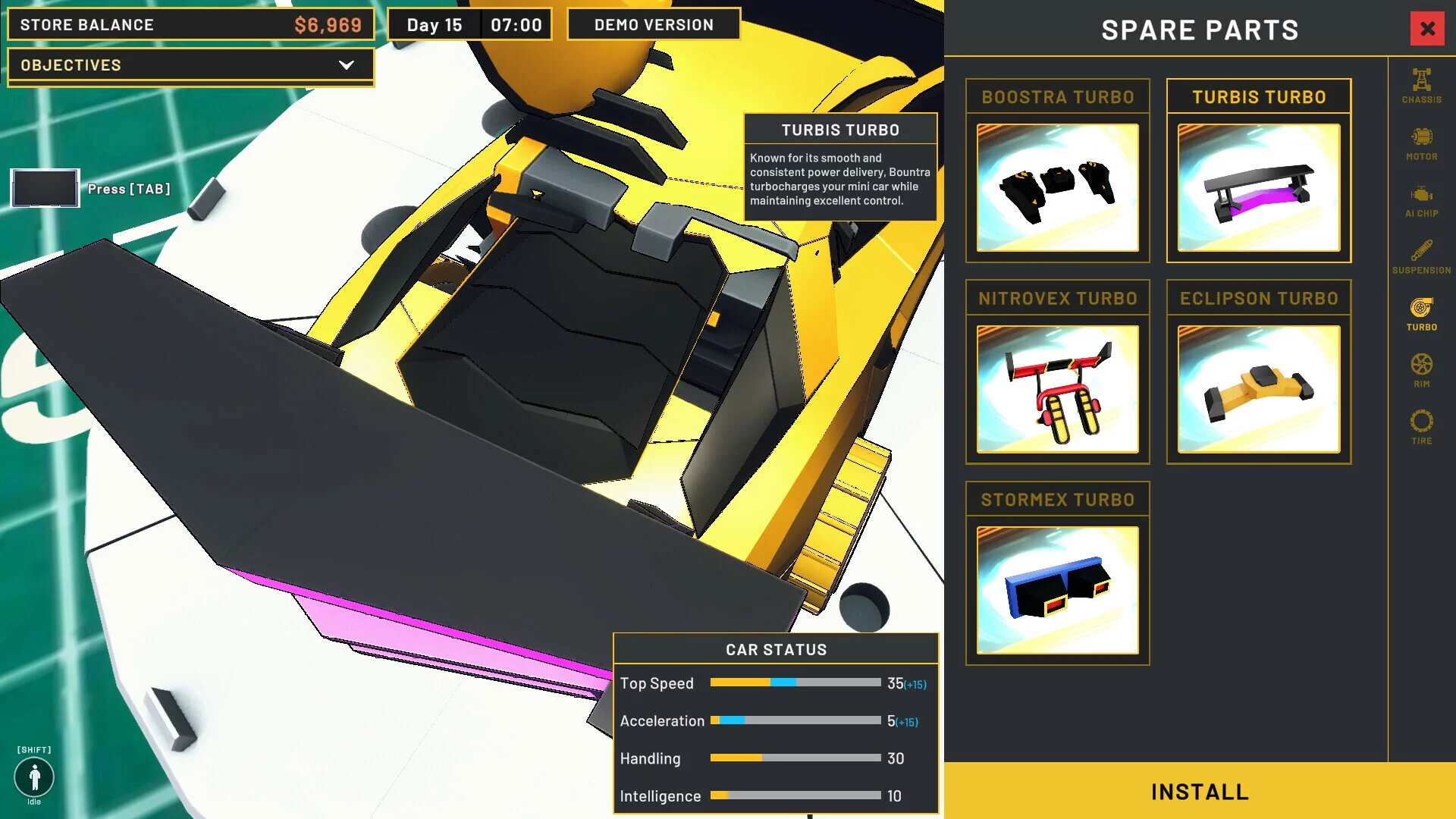 Изображение игры: Mini Racer Car Shop Simulator - Prologue