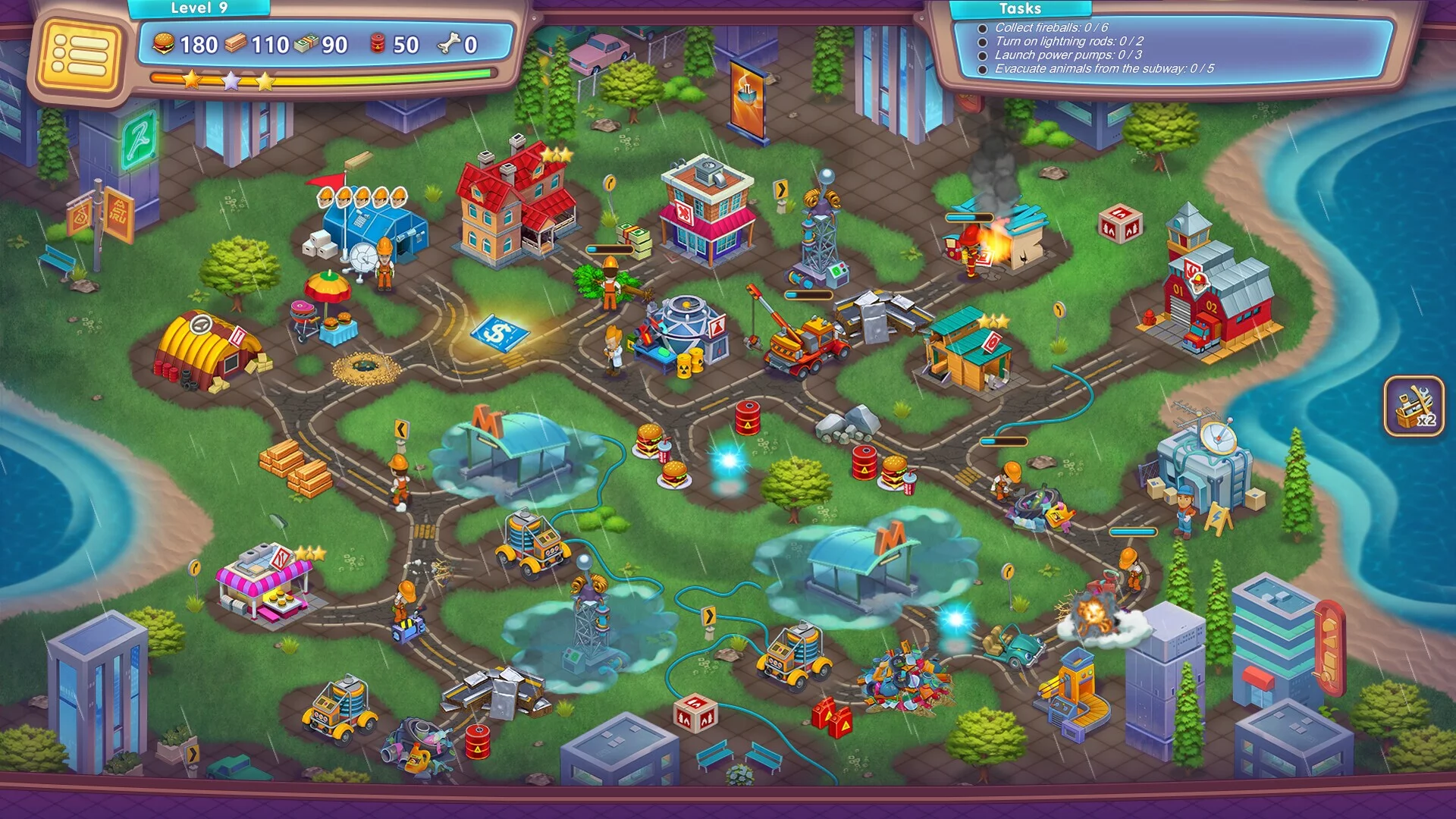Изображение игры: Rescue Team: Attack of the Atom