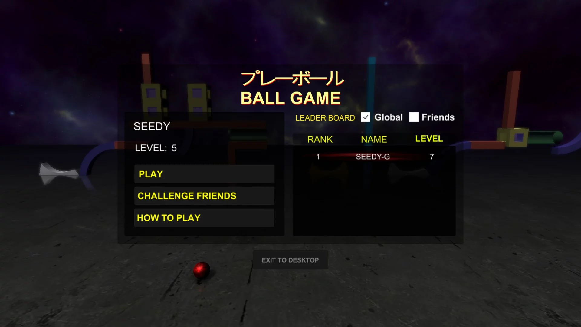 Изображение игры: BALL GAME