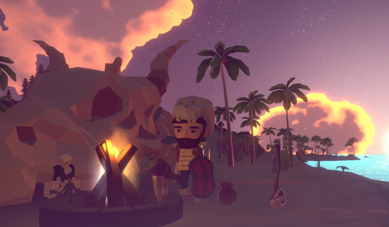 Изображение игры: Surviving Skeleton Island