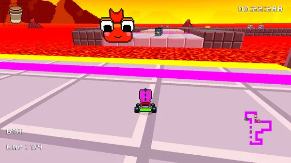 Изображение игры: Retro Kart Rush