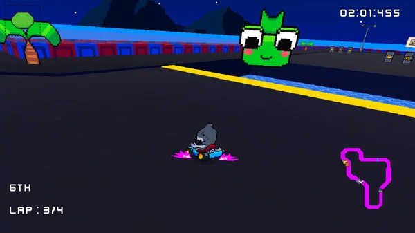 Изображение игры: Retro Kart Rush