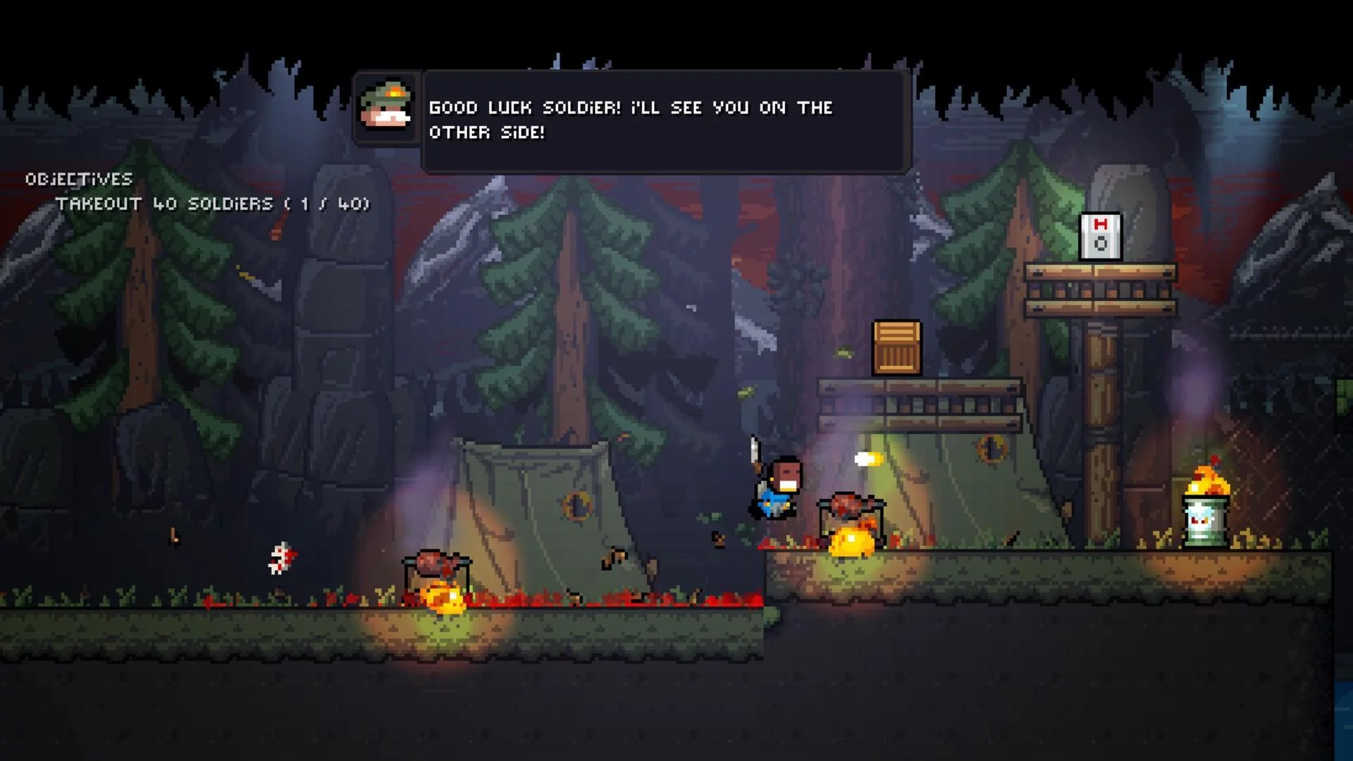 Изображение игры: Gunslugs 3: Rogue Tactics