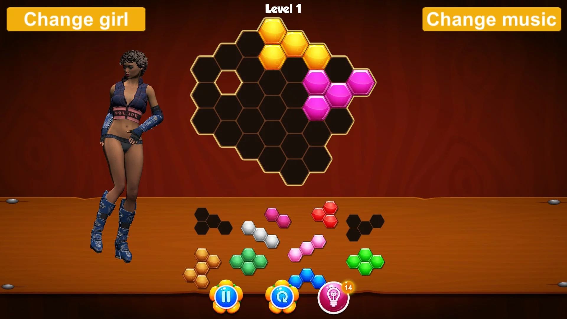 Изображение игры: Sexy puzzle